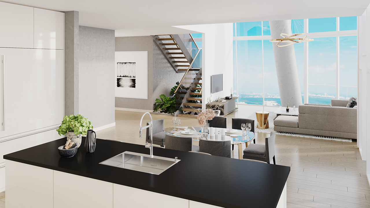 Okan Tower - Lofts - Unit 30 Three-Bed Lower 2.jpg